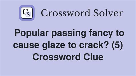 passing fancy crossword|Passing fancy .